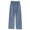 thumbnail image 6 of LODIENY Men Baggy Jeans Straight Wide Leg Skater Hip Hop Denim Pants Loose Fit Button Waist Vintage Y2K Streetwear Trousers with Pockets Sky Blue XXXL, 6 of 7