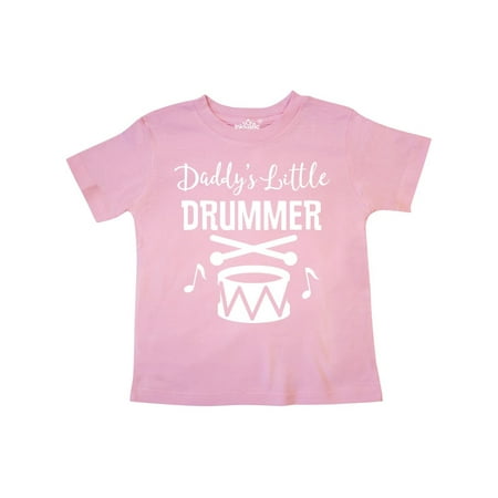 Daddys Little Drummer Childs Music Gift Toddler T-Shirt