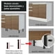 thumbnail image 5 of Cocina Integral Completa Madesa Glamy 270cm Blanco/Marrón, 5 of 8