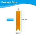 thumbnail image 2 of Uxcell Safety Reflector, Reflector Tag Pendant Reflective Safety Keychain Gear for Backpack Cycling Running Gold, 2 of 6