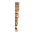 thumbnail image 3 of 7-1/2 in. x 3-1/8 in. x 1 in. Unfinished Hand Carved North American Solid Hard Maple Wood Onlay Acanthus Wood Applique, 3 of 5