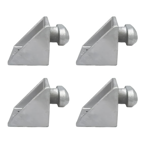 Shipping Containers Side Twist Lock - Hot Dipped Galvanized Steel - Used for Connecting Containers Placed into Position (4 Pack)