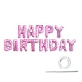 thumbnail image 1 of Globos Farfi de feliz cumpleaños, reutilizables, de excelente calidad, para fiestas de cumpleaños, para reuniones (punto rosa), 1 of 8