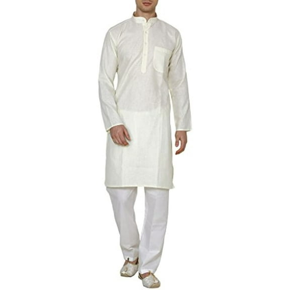 Royal Kurta Men's Cotton Linen Kurta Pyjama
