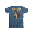 thumbnail image 2 of HOLD FAST Mens Short Sleeve Casual T-Shirt, Hunting Dog, Indigo Blue, SM, 2 of 4