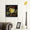 thumbnail image 3 of Kit de pintura de diamante 5D nota Musical taladro redondo completo manualidades DIY imagen de mosaico Hugtrwg Para estrenar, 3 of 9