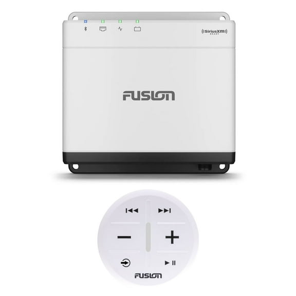 Garmin Fusion MS-WB675 Marine Hideaway Stereo with Digital Signal Processing (DSP) with ARX70W Wireless Remote, White