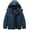 Navy, variant on Kids Waterproof Ski Jacket Warm Winter Coat Boys and Girls Fleece Lined Hooded Rain Jacket, Pink