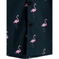 thumbnail image 4 of Mens 100% Cotton Hawaiian Shirts Button Down Short Sleeve Beach Shirts Summer Casual Aloha Shirts, 4 of 10
