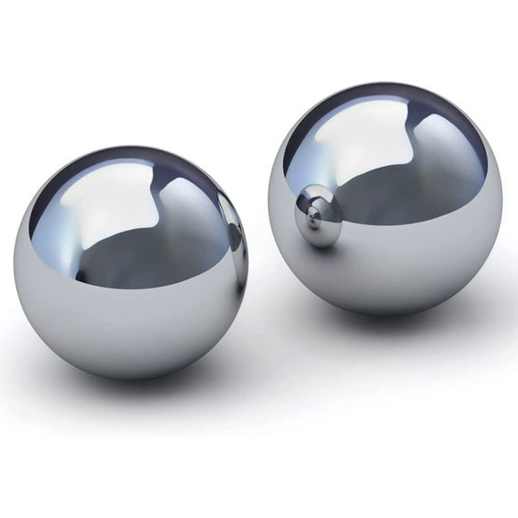 BC Precision 2 Pack 1" Inch Chrome Steel Bearing Balls, High Precision Grade 25, Superior Accuracy & Durability