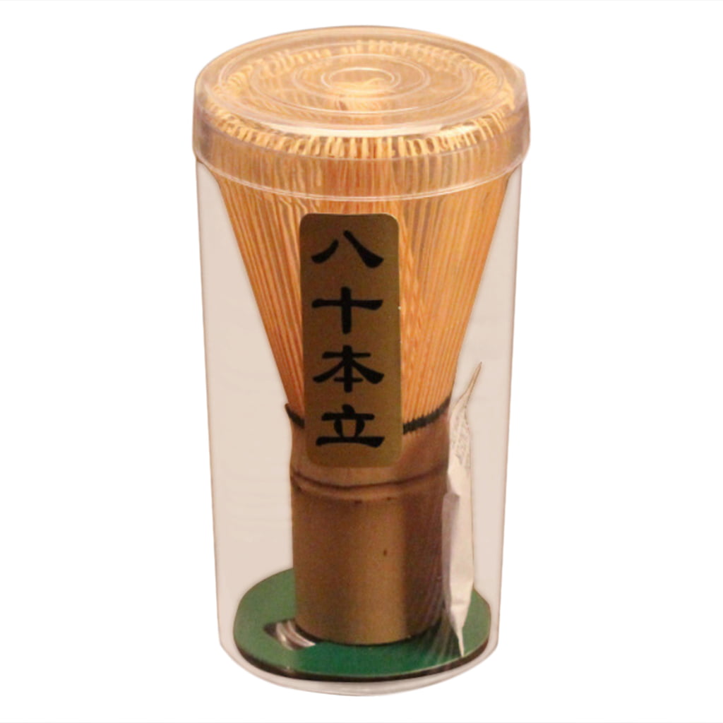 Nutural Bamboo Matcha Tea Whisk 70-75 Prong with Matcha Scoop Tea Tools 
