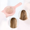 thumbnail image 6 of Unique Bargains 1pc Women Cat's Ears Airbag Hair Comb for Straight Curly Thick Wet Hair Pink ABS TPR, 6 of 6
