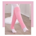 thumbnail image 5 of 2 Pairs Stirrup Leg Warmers Straight Over the Knee Socks Ballet Dance Socks Yoga Latin Boot Cuffs Socks for Girls, 5 of 7