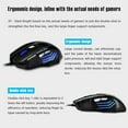 thumbnail image 4 of 4 DPI Réglables et 7 Boutons LED Souris de Jeu Filaire USB Optique pour Gamer PC MAC, 4 of 7