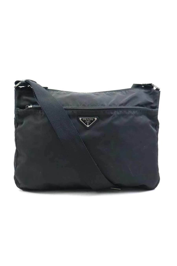 Pre-Owned Prada PRADA Shoulder Bag Nylon Black Men's Women's h31674a