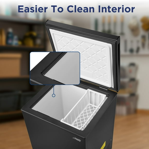 Arctic King 5.1 Cu. ft. Chest Freezer, Black - Walmart Business