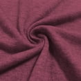 thumbnail image 4 of NISVIYA Summer Plus Size Tops for Women Baseball Shirts Striped Tunics Woman Jersey T-shirts Wine Red, 4 of 5