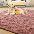 thumbnail image 6 of Lochas Soft Plush Fluffy Rugs Modern Indoor Shaggy Area Rug for Bedroom Living Room Home Decor Floor Carpet,8'x10',Blush Pink, 6 of 6