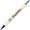 Navy, variant on Kuretake Zig ZIG Brushables Dual-Tip Marker, Navy