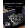 thumbnail image 3 of GWEIKE G2 Pro 30W Fiber Laser Engraver, 15000mm/s Fast Laser Engraver Machine with 3D & Deep Engraving, 150x150mm Working Area, Portable Laser Marking Machine for Jewelry, Metal, Leather, Dog Tags, 3 of 8
