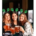 thumbnail image 3 of PMU St. Patrick's Day Headwear Decorations and Party Supplies - Glittered Shamrock Boppers Party Headband - Irish Costume, Party Accessory (3/pkg) Pkg/1, 3 of 6