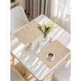 thumbnail image 5 of Khaki Boho Placemats Set of 4, Middle Century Modern Abstract Art Placemats for Dining Table, Place Mats for Kitchen Tabletop, Waterproof Wipeable Dining Table Mats Set, 5 of 9