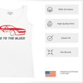 thumbnail image 6 of Bad To The Block Muscle Car Women's Tank Top Street Racer American RT V8 Octane Power Perfomance Racing Coupe, 6 of 7