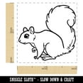 thumbnail image 2 of Curious Tree Squirrel Self-Inking Rubber Stamp Ink Stamper - Black Ink - Small 1 Inch, 2 of 7
