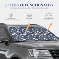 thumbnail image 7 of Picia Forest Elk 2 Piece Car Windshield Sun Shade Foldable | Foldable Sun Shield for Front Window Blocks UV Rays and Keeps Your Vehicle Cool-, 7 of 7