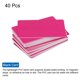 thumbnail image 3 of Tarjetas de PVC en blanco Uxcell, tarjetas de plástico rosa de calidad gráfica de 30 mil para impresora de identificación, paquete de 40, 3 of 5