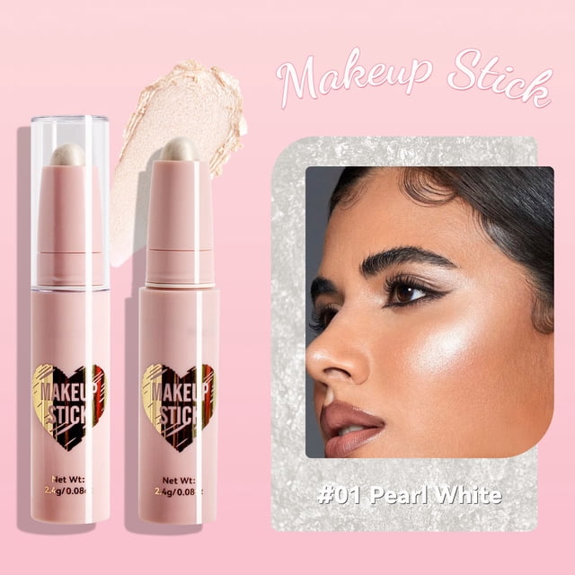 Iluminador en barra natural dimensional iluminador en barra multifuncional perlado corrector Silkworm rubor en barra retocadora.4 Un producto de aseo