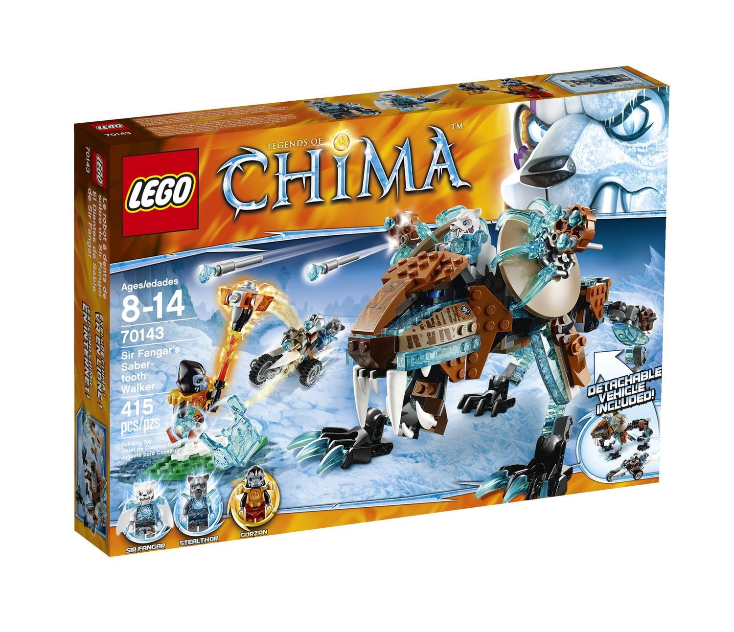 LEGO Chima - Sir Fangar’s Saber-tooth Walker (70143)