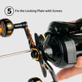 thumbnail image 4 of Fishing Reel Handle, Strong Toughness Ergonomic Reel Replacement Handle Metal  For River Fishing, 4 of 8