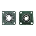 thumbnail image 6 of 2Pcs UCF208-24 Pillow Block Bearings 1-1/2 Inch Bore Square Flange Mounted Pillow Block Bearing 4 Bolt, Self Alignment, 6 of 6
