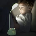 thumbnail image 4 of Lámpara LED de escritorio con dibujos de animales, lámpara de mesa portátil con protección ocular recargable por USB, para dormitorio de niños, 4 of 8