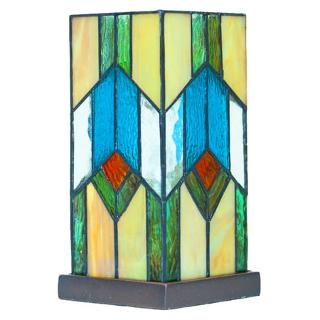 - River of Goods 15223 Stained Glass Mission Uplight Table Lamp