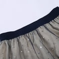 thumbnail image 6 of QHFBli Sequin Tulle Skirts for Women Long Sequin Skirt Tutu High Low Skirt Sparkly Layered Elastic Waist A-Line Skirt, 6 of 8