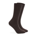 thumbnail image 3 of BadPiggies 6 Pairs Men's Cushion Crew Socks Athletic Performance Cotton Sock for Sport Everyday (Coffee, US 7-9), 3 of 8