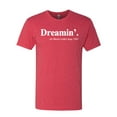 thumbnail image 2 of Dreamin' Dr Martin Luther King Jr. 1963 Mens Premium Tri Blend T-Shirt, Vintage Red, X-Large, 2 of 3