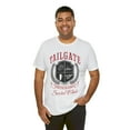 thumbnail image 5 of Red/Black Cute Varsity Style Tailgate Gameday Football Unisex Shirt, 5 of 11