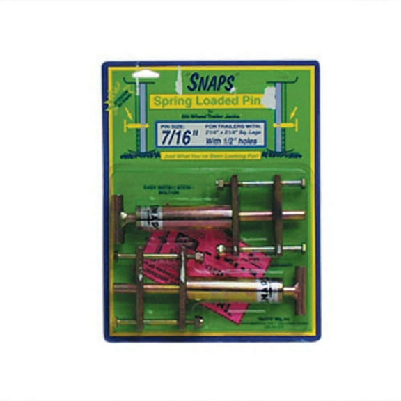 Barker Mfg. 26810 5th Wheel Landing Leg 1/2" Hole Bolt-On Snaps