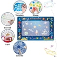 thumbnail image 2 of Aqua Water Painting Mat 48" x 31" Large Magic Doodle Mat Kids Toys Sin ensuciar Dibujo Escritura Doodle Board Colorear Juguetes educativos Regalos de cumpleaños para niños de 3,4,5,6 años de edad MFZFUKR WMZL-1342, 2 of 6