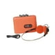 thumbnail image 3 of Reproductor de casetes clásico, robusto y compacto, convertidor de casete a MP3 para viajes. Naranja, 3 of 9
