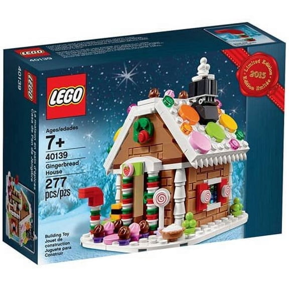 LEGO 40139 Christmas Gingerbread House 277 Piece Building Set 2015
