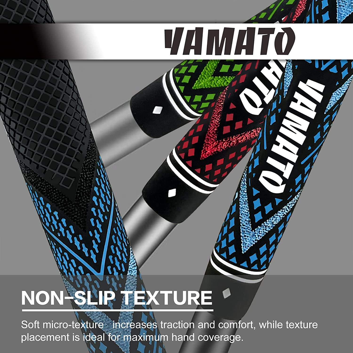 Yamato Innovative Golf Grips 13 Pack Midsize/Standardsize Golf Club Grips, All-Weather Firm Control And High Performance Grips Provides Superior Comfort And Responsiveness