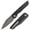 Black, variant on Kansept Nettle Fold Knife Damascus Blade,Carbon Fiber and G10 Handle,Derek Sharon Designers,T1103A1