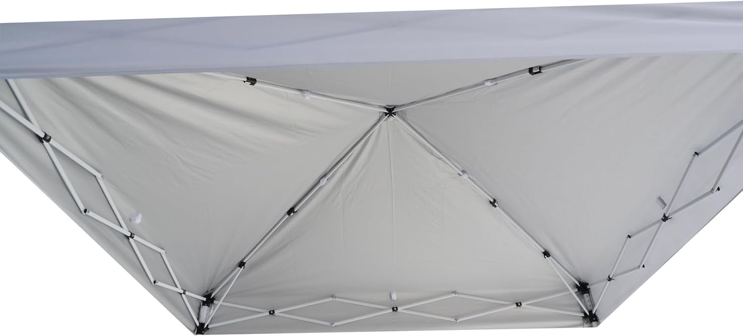 Impact Canopy Q-Shade Portable 10x10 Pop Up Tent High Performance Lightweight Outdoor Canopy Kit, Light Grey