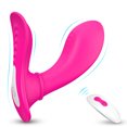 thumbnail image 1 of 2 En 1 Control Remoto Vibrador Vibradores Estimulación Punto G, Clítoris y Anal, Vibrador de Silicona Lame La Lengua, Vibradorador para Mujer, Juguetes Sexuales, 9 Modos, Impermeable, Silicona SHA026, 1 of 5