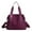Purple, variant on Anckoeil Messenger Bag Large Capacity Purpose Casual Hand Shoulder Bag Suitable for Traveling Fitness Shopping