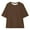 Coffee, variant on Bxsruta Shirts for Kids, Children's Oversized Basic Crewneck Tee, Relaxed Fit Unisex Casual T-Shirt
